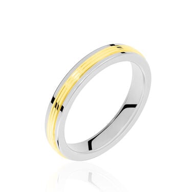 Alliance Shirlee Ruban Plat Or Bicolore Alliance Shirlee Ruban Plat Or Bicolore