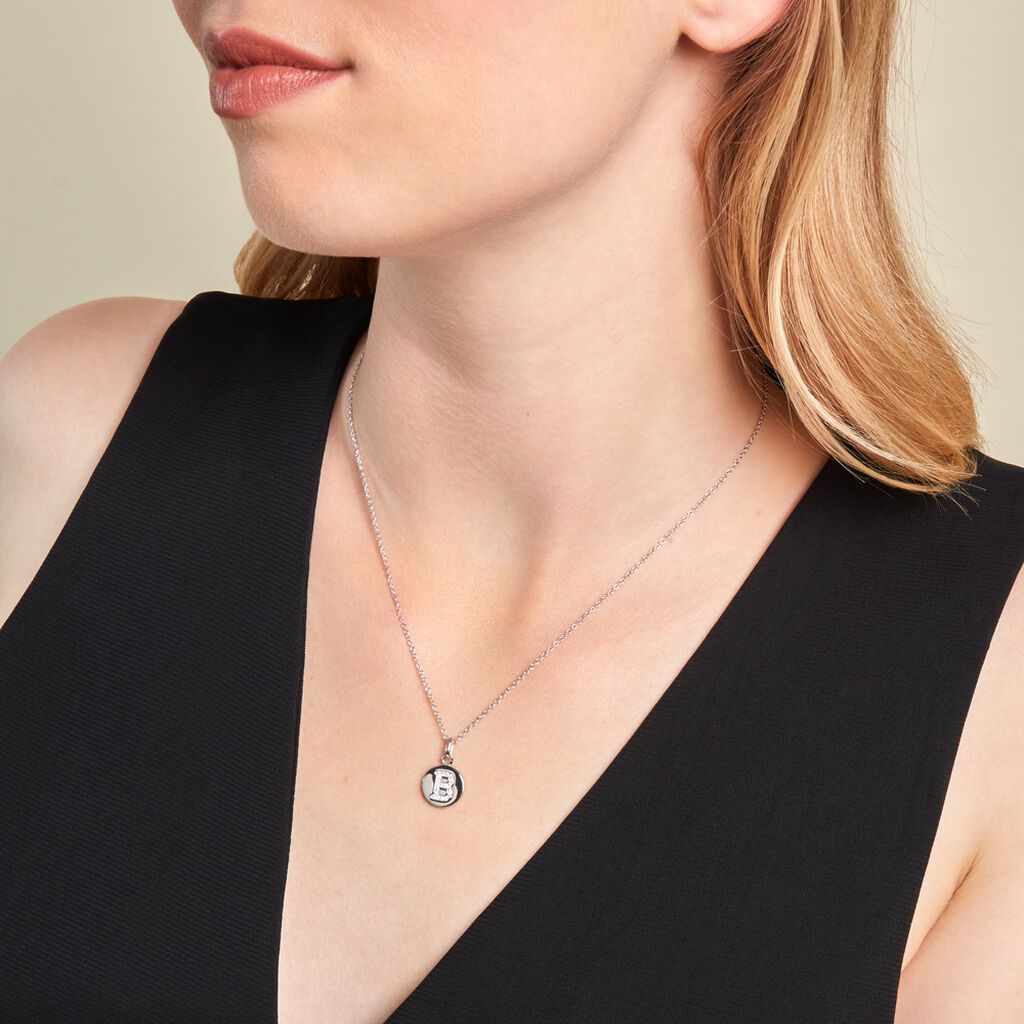 Collier Argent Eugenien Oxydes De Zirconium - Colliers fantaisie Femme | Histoire d’Or