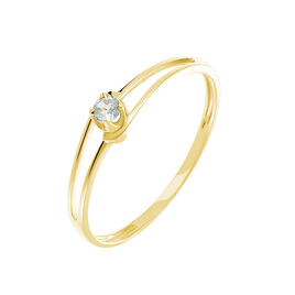 Bague Veroucha Or Jaune Topaze - Bagues solitaires Femme | Histoire d’Or