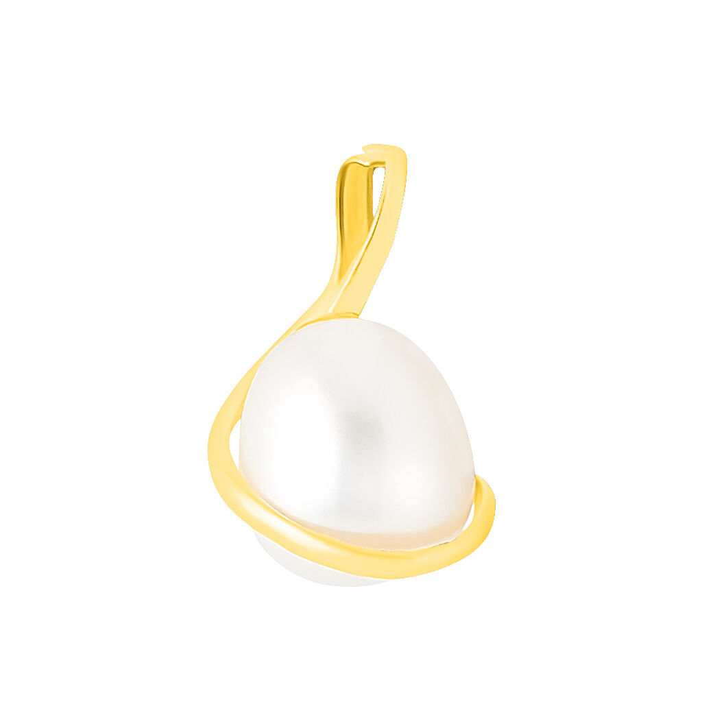 Pendentif Tourbillon Or Jaune Perle De Culture - Pendentifs Femme | Histoire d’Or