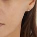 Boucles D'oreilles Puces Gisa Jaune Diamant Blanc - Clous d'oreilles Femme | Histoire d’Or