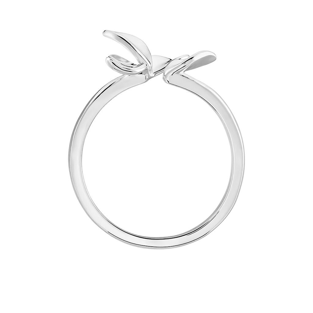 Bague Narcisse Dream Argent Blanc - Bagues fantaisie Femme | Histoire d&rsquo;Or