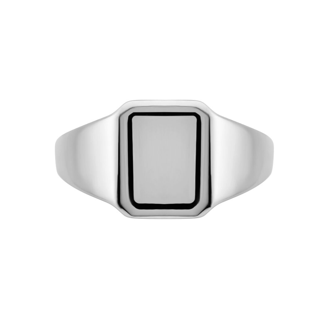 Chevalière Argent Blanc Said - Chevalières Homme | Histoire d’Or