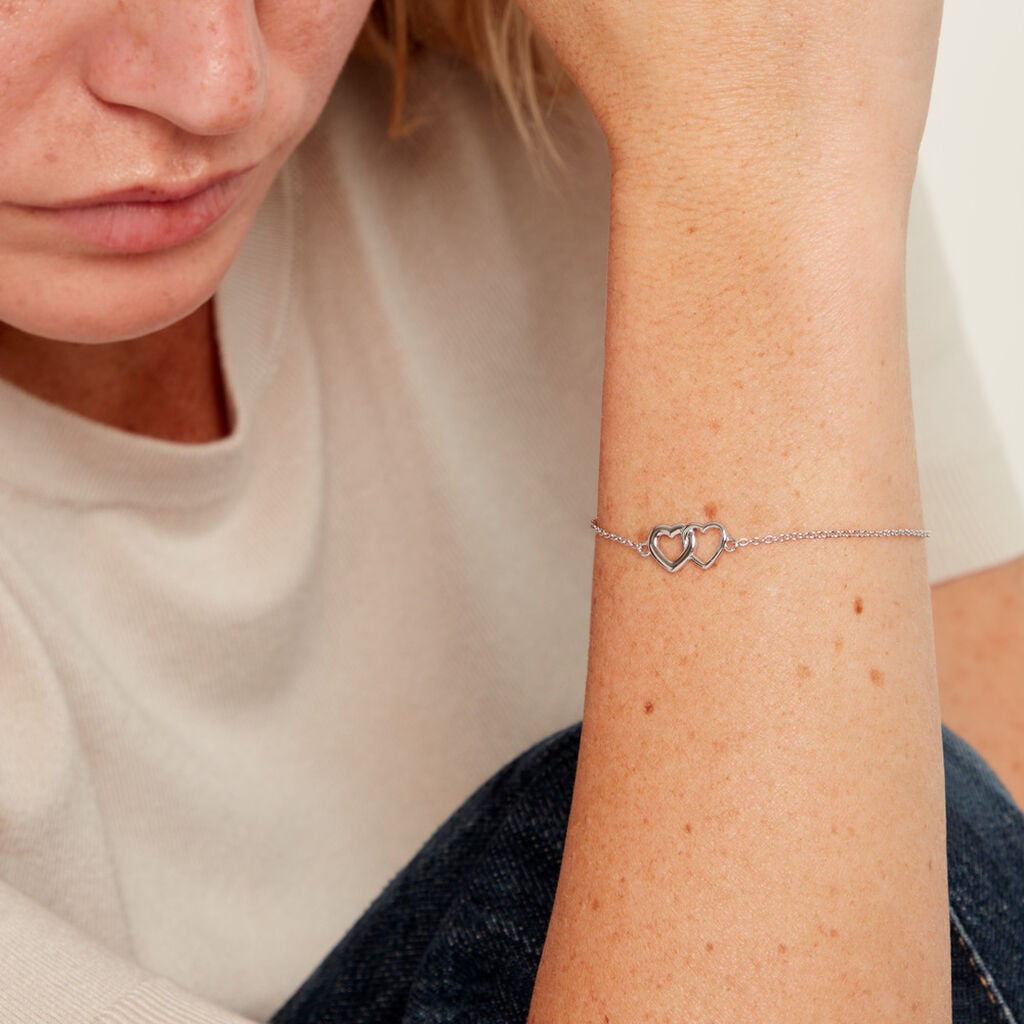 Bracelet Gena Argent Blanc - F&ecirc;te des m&egrave;res Femme | Histoire d&rsquo;Or