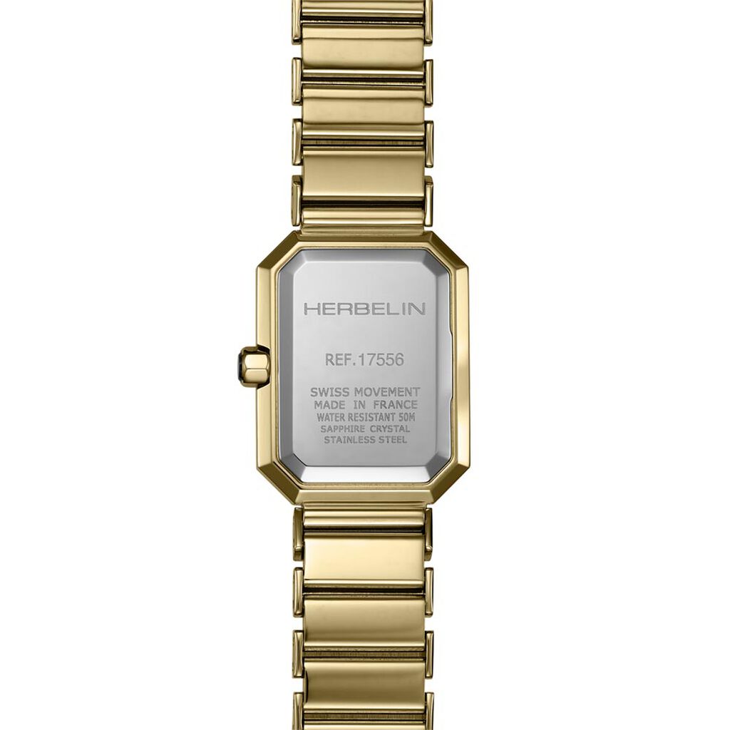 Montre Herbelin Octogone Nacre Blanche - Id&eacute;es cadeaux Femme | Histoire d&rsquo;Or
