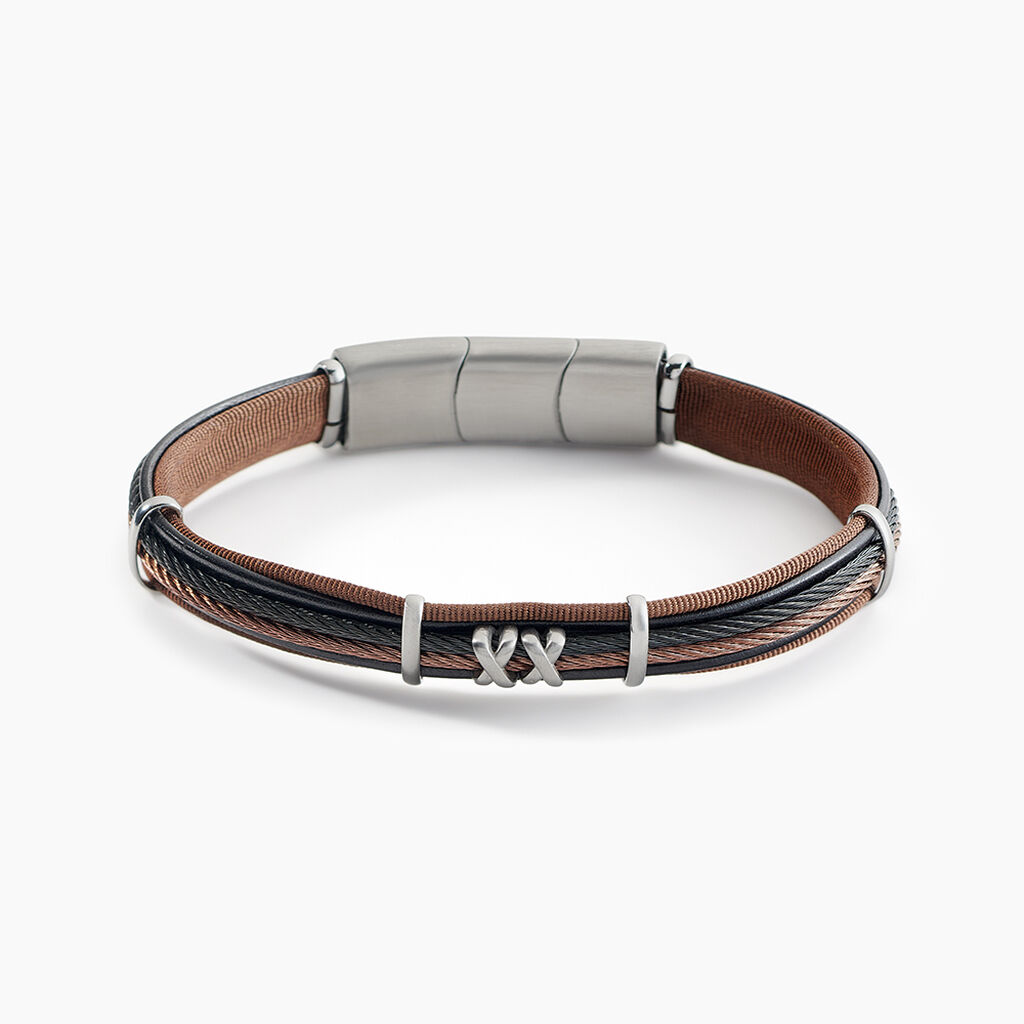 Bracelet Jourdan Daividh Cuir - Nouveautés bijoux Homme | Histoire d’Or