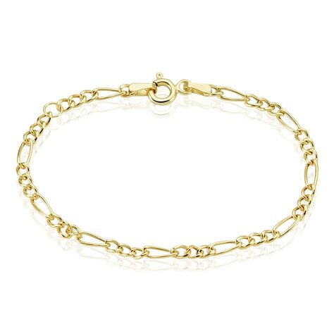 Bracelet Esma Maille Alternee 1/3 Or Jaune - Bracelets Communion Enfant | Histoire d’Or
