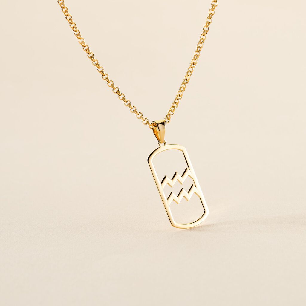 Collier Plaqué Or Prospero - Colliers Zodiaque Homme | Histoire d’Or