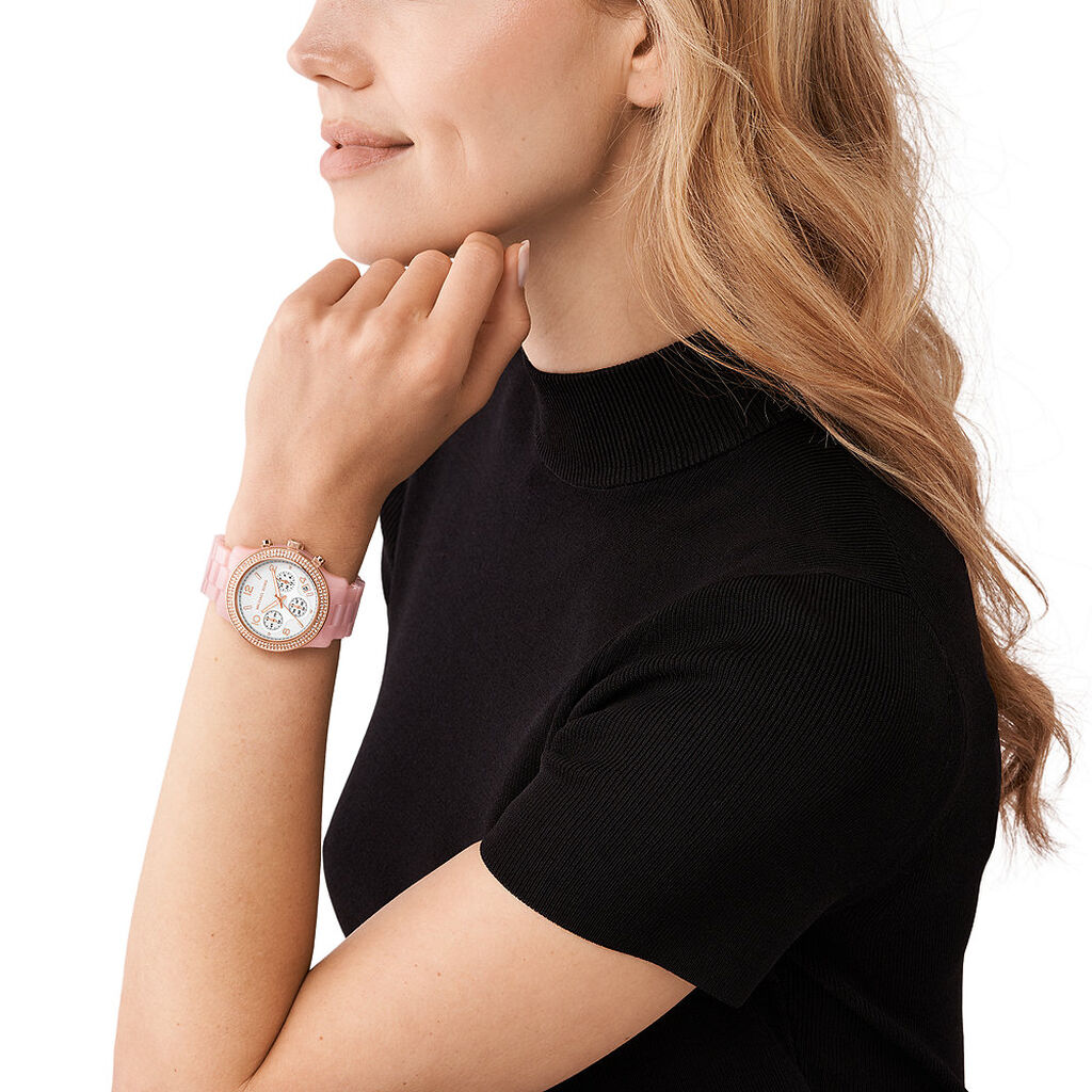 Montre Michael Kors Runway Blanc - Montres Femme | Histoire d’Or