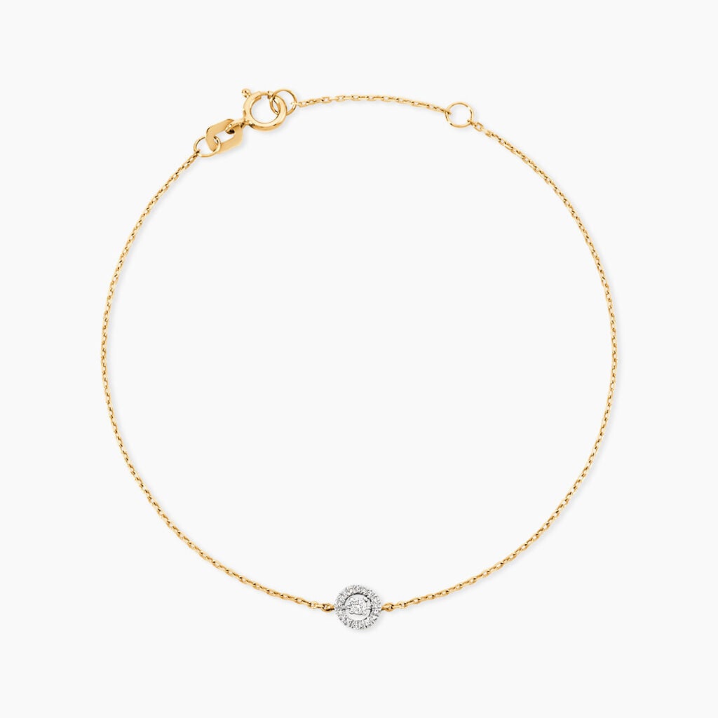 Bracelet Domitia Or Jaune Diamant -  Femme | Histoire d&rsquo;Or