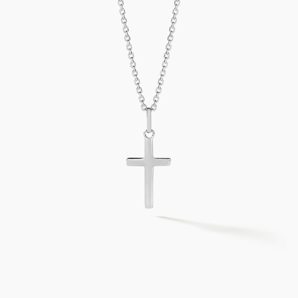 Pendentif Tifene Argent Blanc - Pendentifs Communion Unisex | Histoire d&rsquo;Or