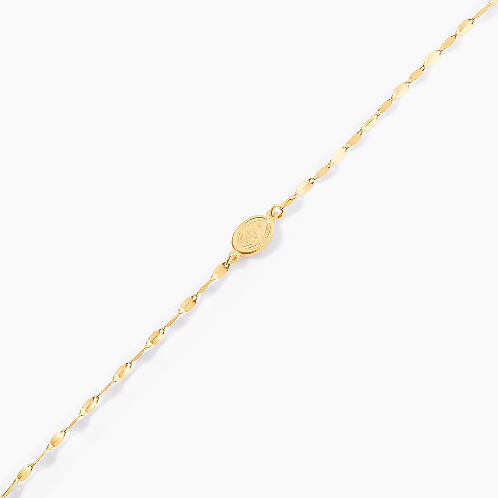 Bracelet Marianus Or Jaune - Pendentifs Baptême Famille | Histoire d’Or