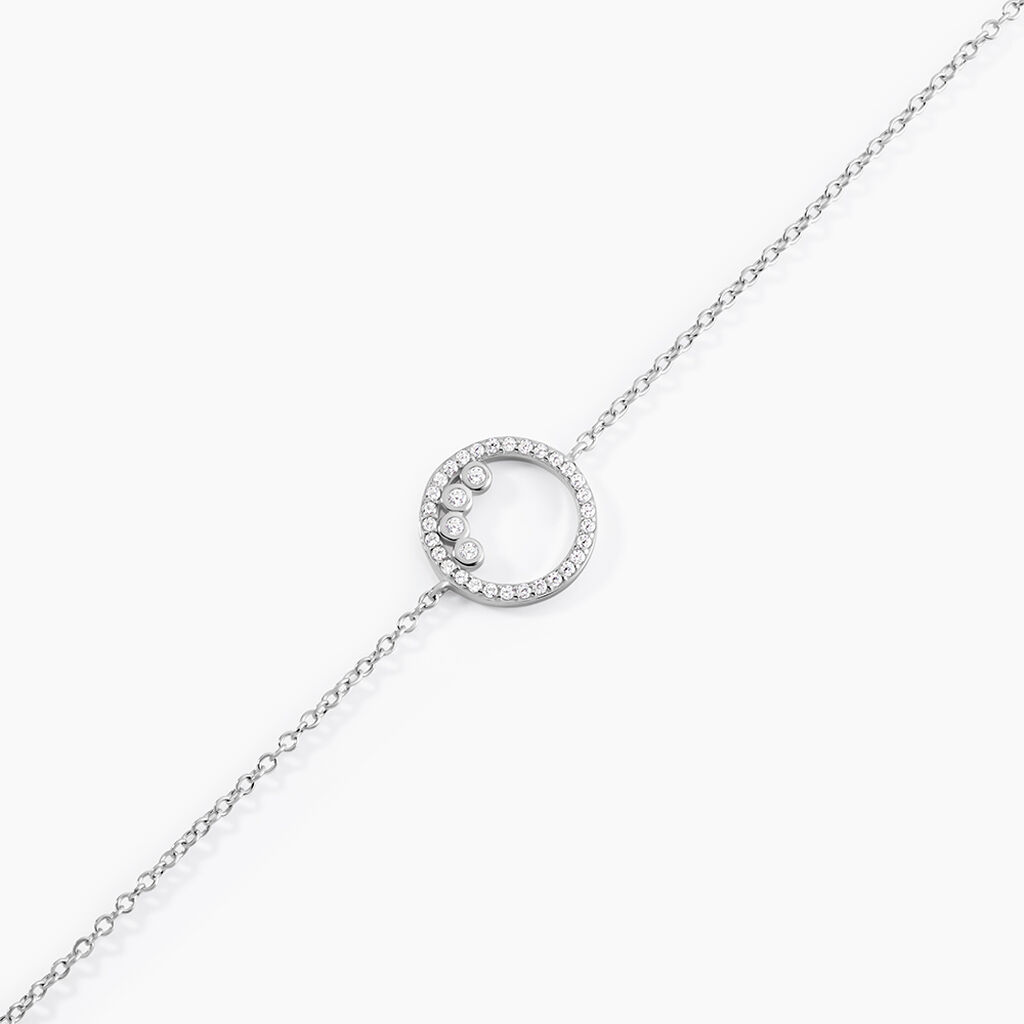 Bracelet Argent Ursine Oxydes De Zirconium - Bracelets Femme | Histoire d&rsquo;Or