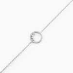 Bracelet Argent Ursine Oxydes De Zirconium - Bracelets Femme | Histoire d&rsquo;Or