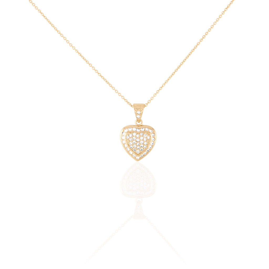 Collier Rhadijaae Plaqué Or Jaune Oxyde De Zirconium - Colliers Femme | Histoire d’Or