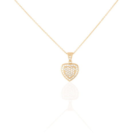 Collier Rhadijaae Plaqué Or Jaune Oxyde De Zirconium - Colliers Femme | Histoire d’Or