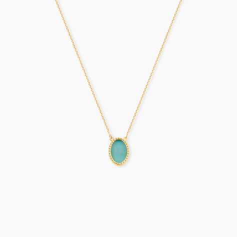 Collier Pernia Or Jaune Amazonite - Colliers Femme | Histoire d&rsquo;Or