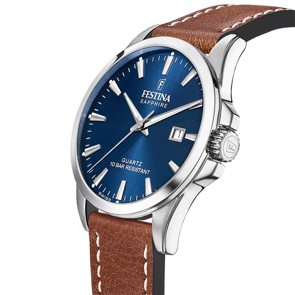 Montre Festina Swiss Made Bleu London - Montres suisses Homme | Histoire d’Or