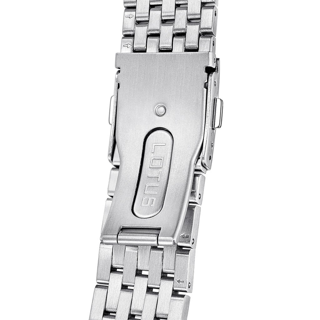 Montre Lotus Automatic 39 Argent&eacute; - F&ecirc;te des p&egrave;res Homme | Histoire d&rsquo;Or