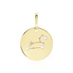 Pendentif Or Jaune Astraea Oxyde De Zirconium - Pendentifs Zodiaque Femme | Histoire d&rsquo;Or