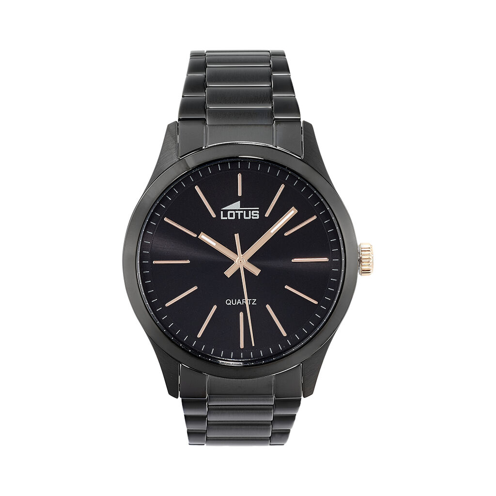 Montre Lotus Smart Casual Noir - Montres Homme | Histoire d&rsquo;Or