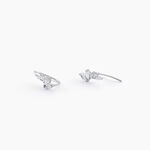 Bijoux D'oreilles Duchesse Argent Blanc Oxyde De Zirconium - Boucles d'oreilles fantaisie Femme | Histoire d&rsquo;Or