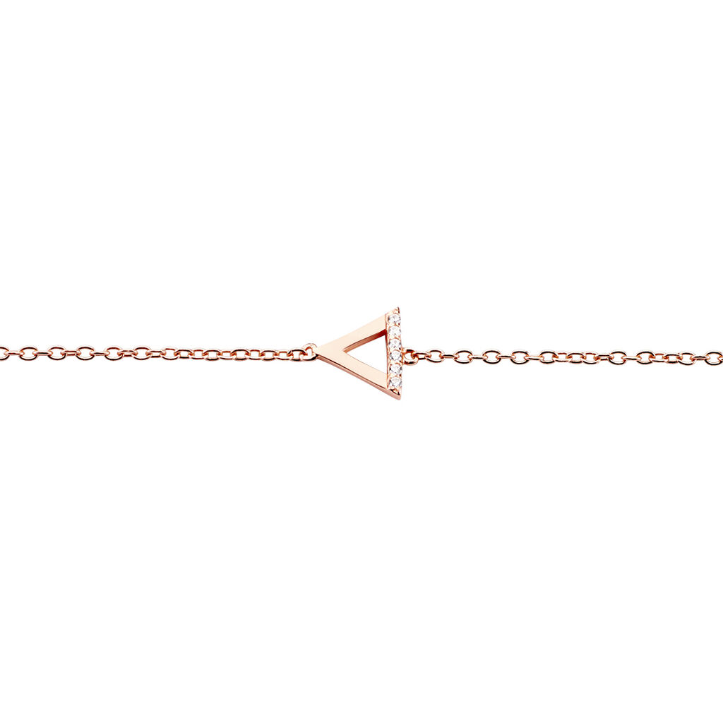 Bracelet Lorena Argent Rose Oxyde De Zirconium - Bracelets Femme | Histoire d’Or