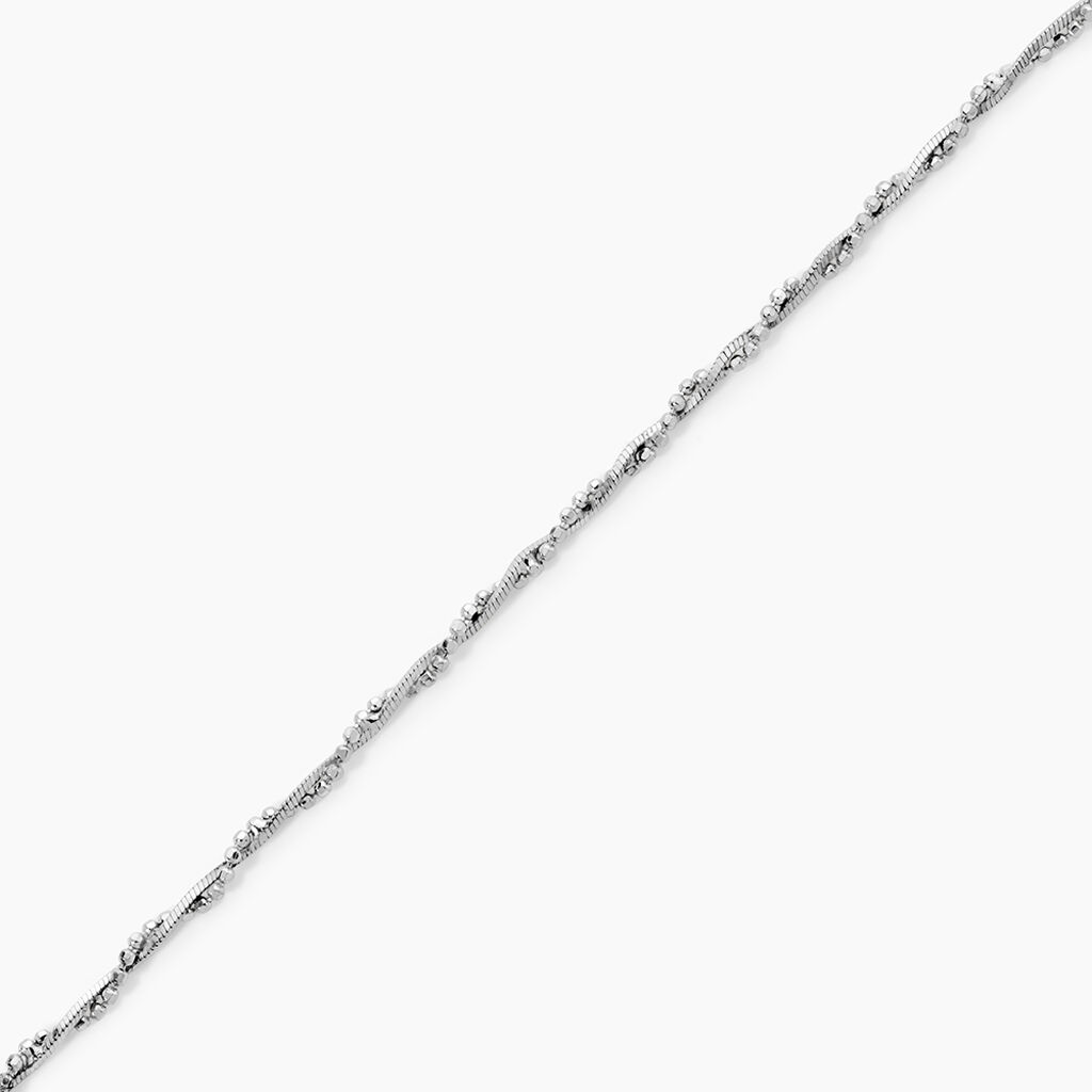 Bracelet Saman Argent Blanc - Bracelets Femme | Histoire d&rsquo;Or