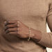 Bracelet Maille Dami Maille Grain De Café Or Jaune - Bracelets chaîne Homme | Histoire d’Or