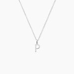 Pendentif Ionia Lettre Or Blanc - Pendentifs Famille | Histoire d&rsquo;Or