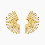 Boucles D'Oreilles Pendantes Mermaid Acier Jaune - Boucles d'oreilles fantaisie Femme | Histoire d&rsquo;Or