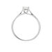 Bague Solitaire Victoria Or Blanc Diamant - Bagues solitaires Femme | Histoire d’Or