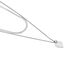 Collier Argent Blanc Sapphira - Colliers Coeur Femme | Histoire d’Or