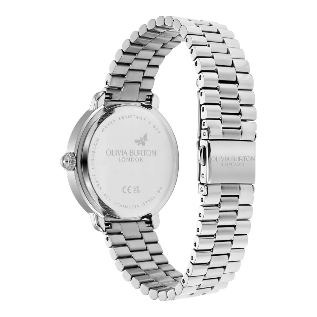 Montre Olivia Burton Vintage Floral Argent&eacute; - Montres Femme | Histoire d&rsquo;Or