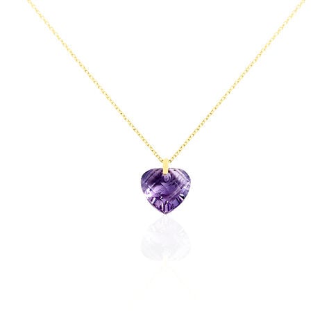 Collier Ludmille Or Jaune Amethyste - Colliers Femme | Histoire d’Or