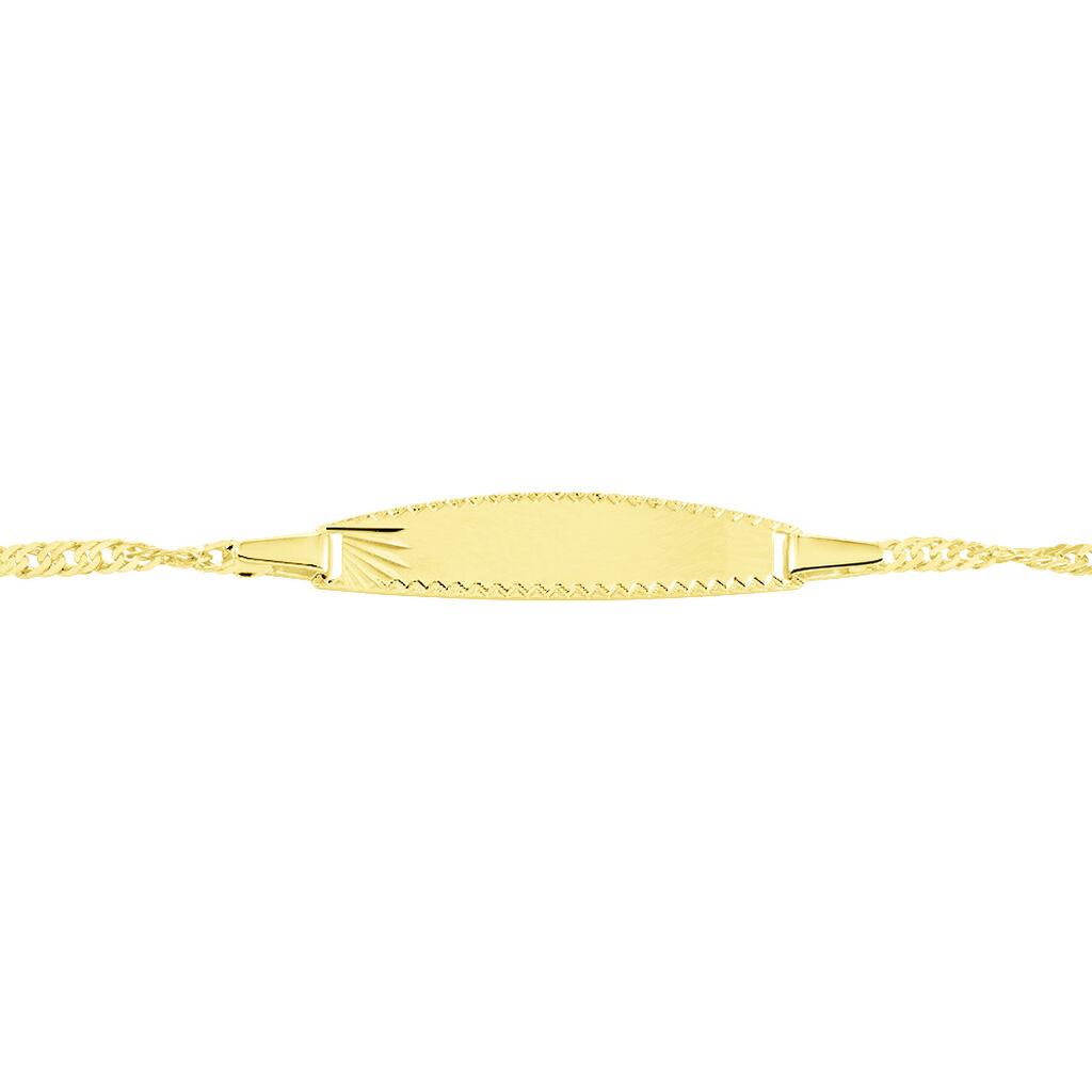 Bracelet Identite Bebe Or Jaune Eowyn - Bracelets Communion Enfant | Histoire d&rsquo;Or