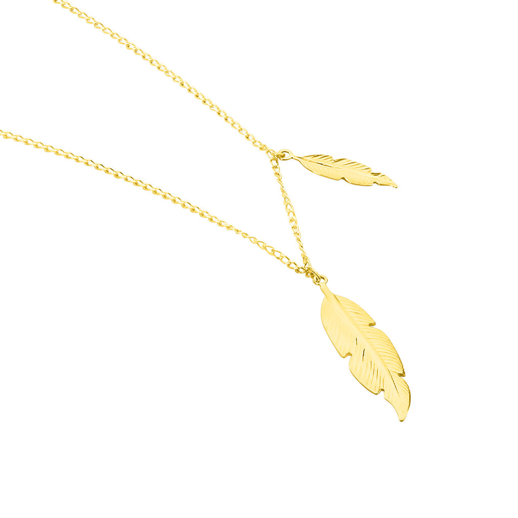 Collier Indian Nature Feuilles Or Jaune - Colliers Femme | Histoire d’Or