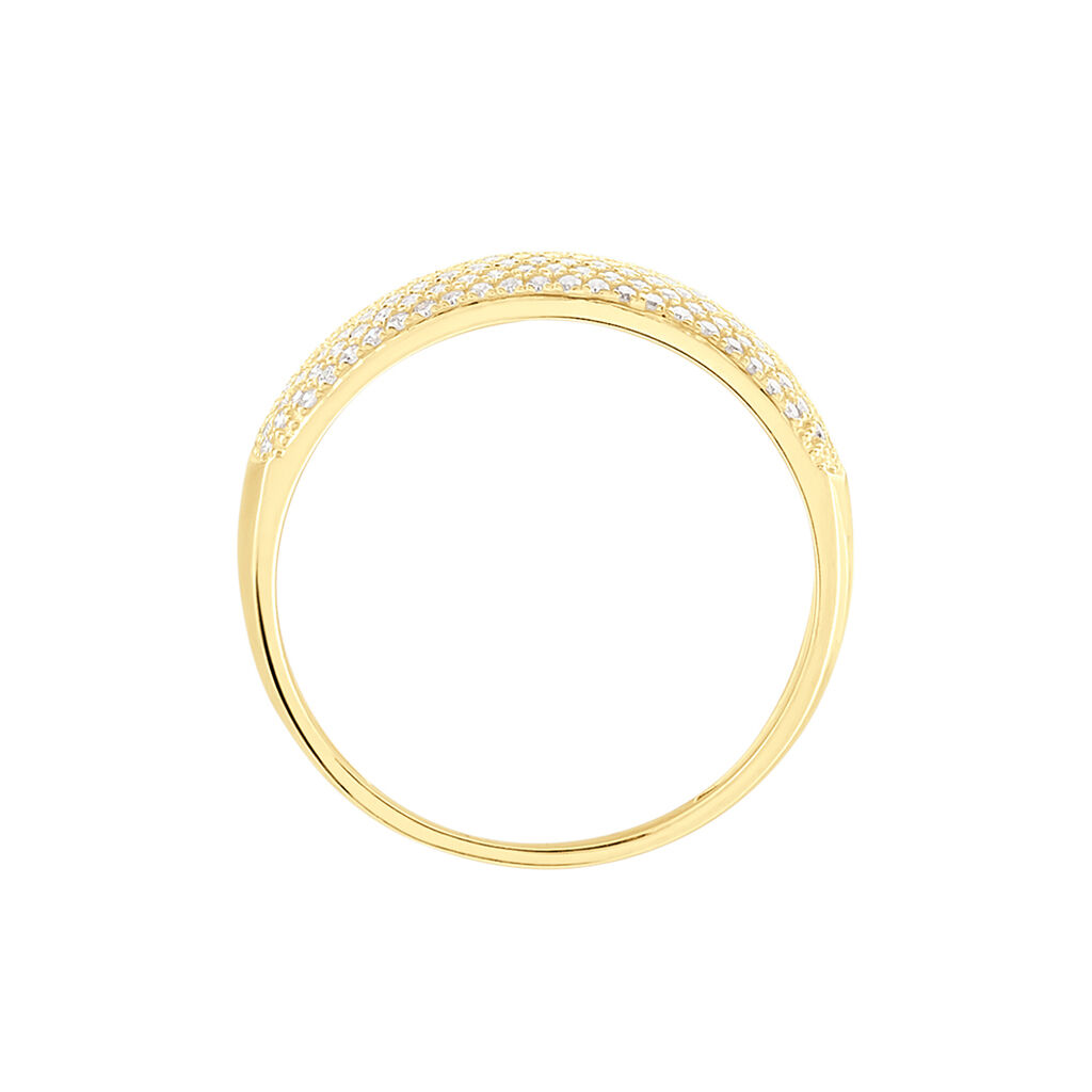 Bague Charlotte Or Jaune Diamant - Bagues avec pierre Femme | Histoire d’Or