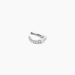 Bijoux D'Oreilles Magma Argent Blanc Oxyde De Zirconium - Boucles d'oreilles fantaisie Femme | Histoire d&rsquo;Or