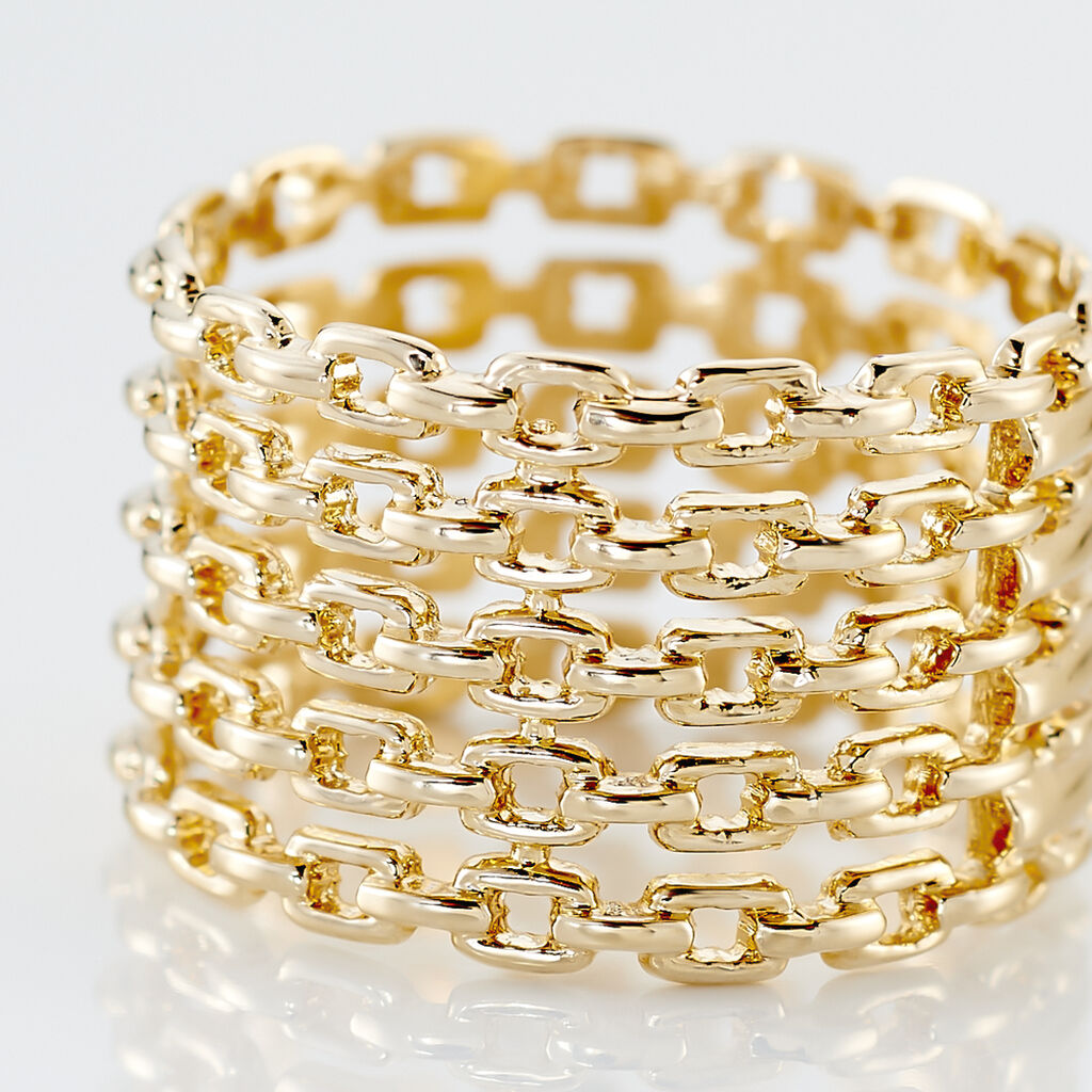 Bague Plaqué Or Jaune Atila - Bagues fantaisie Femme | Histoire d’Or