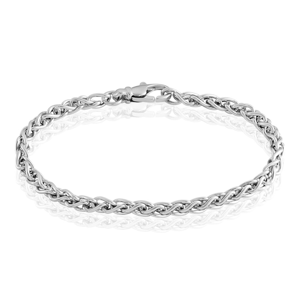 Bracelet Argent Blanc Savanne - Bracelets chaîne Femme | Histoire d’Or
