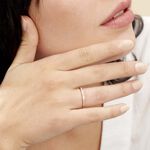 Alliance Rhea Or Rose Diamant - Bijoux Femme | Histoire d&rsquo;Or