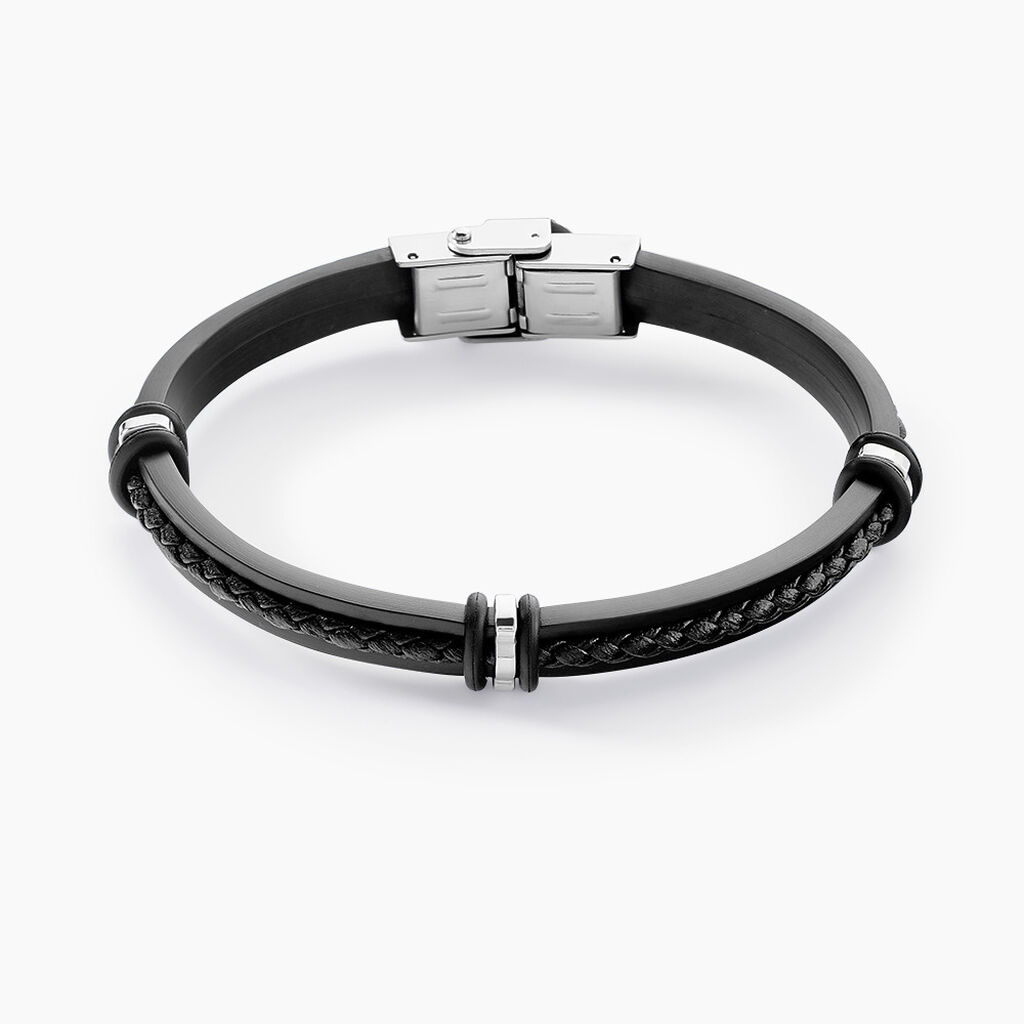 Bracelet Acier Blanc Polo - Bracelets Homme | Histoire d&rsquo;Or