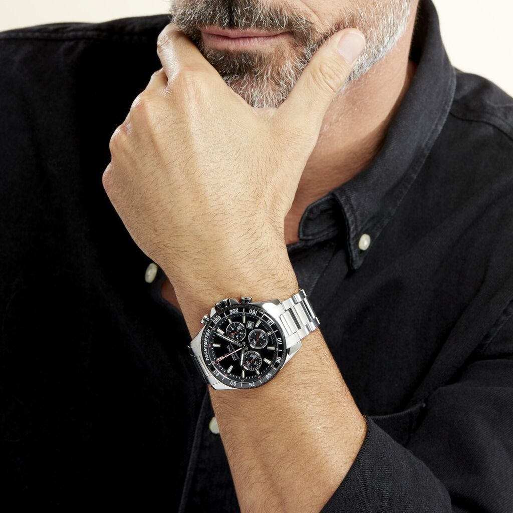 Montre Festina Timeless Chronograph Noir - Montres Homme | Histoire d’Or