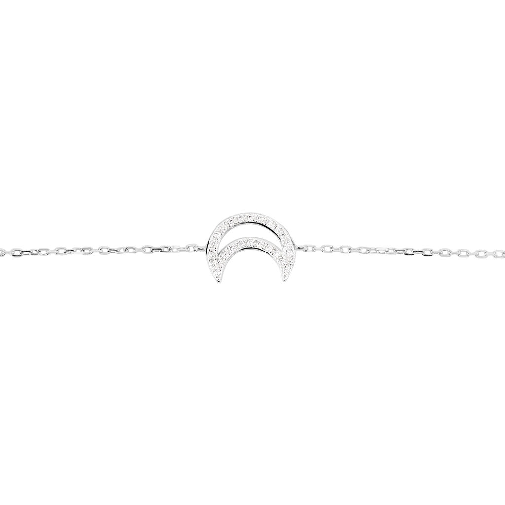 Bracelet Aisha Argent Blanc Oxyde De Zirconium - Bracelets Femme | Histoire d’Or