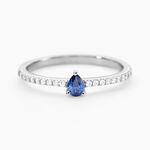 Bague Clova Argent Blanc Oxyde De Zirconium - Bagues solitaires Femme | Histoire d&rsquo;Or