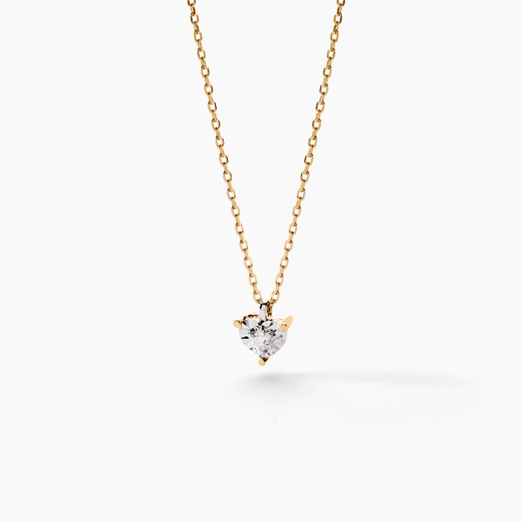 Collier Diamotion Or Jaune Diamant - F&ecirc;te des m&egrave;res Femme | Histoire d&rsquo;Or