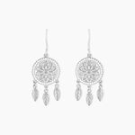 Boucles D'oreilles Pendantes Nemetona Argent Blanc Oxyde - Boucles d'oreilles pendantes Femme | Histoire d&rsquo;Or