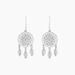 Boucles D'oreilles Pendantes Nemetona Argent Blanc Oxyde - Boucles d'oreilles pendantes Femme | Histoire d’Or