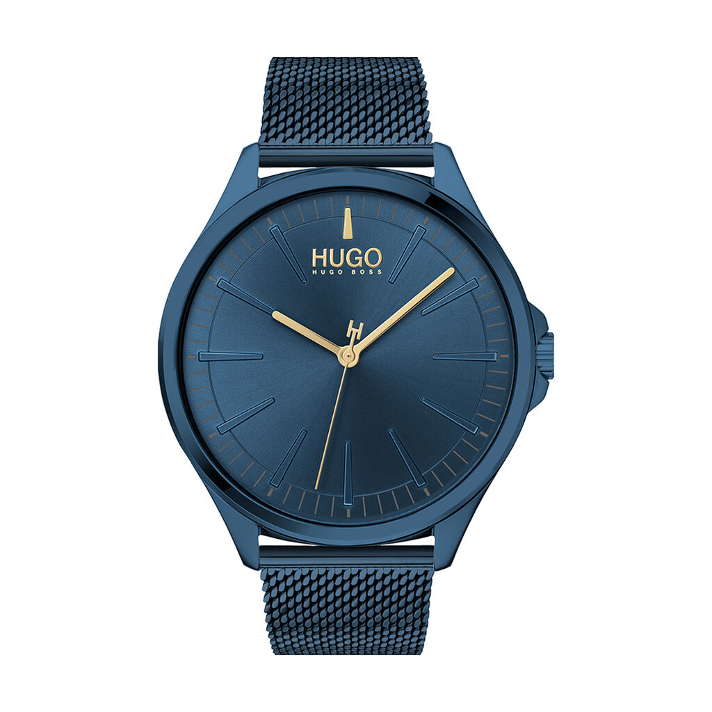 Montre Hugo Smash Bleu - Montres Homme | Histoire d’Or